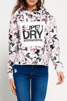 Thumbnail for your product : Superdry Alloverprint Cropped Hoodie