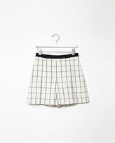 Thumbnail for your product : Proenza Schouler Windowpane Pleated Short
