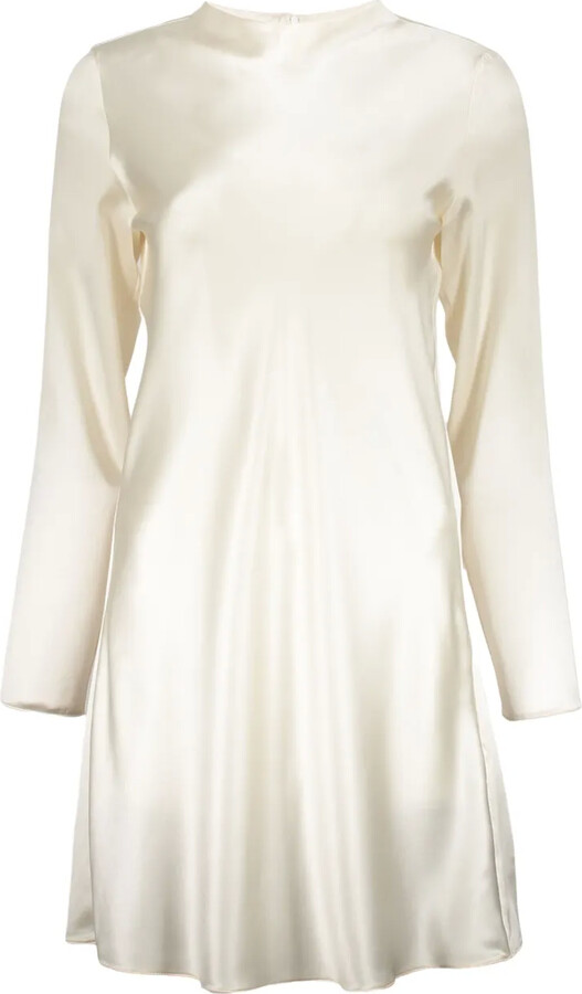 Fabiana Filippi Satin Midi Dress