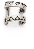 Thumbnail for your product : House Of Harlow Engraved 2 Ring Ear Cuff