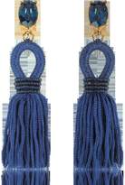 Thumbnail for your product : Oscar de la Renta Short Silk Tassel Earrings