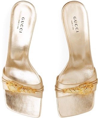 Gucci Tiger embellished sandals
