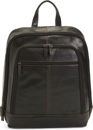 TJMAXX Leather Voyager Professional Backpack For Men