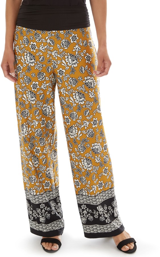 Apt. 9 Women's Print Palazzo Pant Apt. 9 Women's Print Palazzo Pant