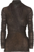 Thumbnail for your product : Rick Owens LILIES draped jersey top