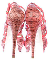 Thumbnail for your product : Burak Uyan Snakeskin Sandals