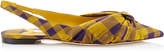 Thumbnail for your product : Jimmy Choo ANNABELL FLAT Caramel Mix Check Fabric Sling Back Closed Toe Flats