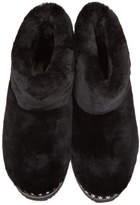 Thumbnail for your product : Alexander Wang Black Shearling Ball Stud Yumi Boots