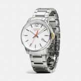 Thumbnail for your product : Coach Bleecker Stainless Steel Three Hand Bracelet Watch