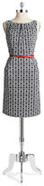 Thumbnail for your product : Nine West Patterned Dress with Belt