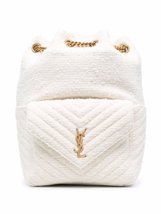 Yves Saint Saint Laurent Patch Backpack Yves Saint Laurent