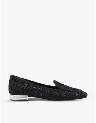 dune woven loafers