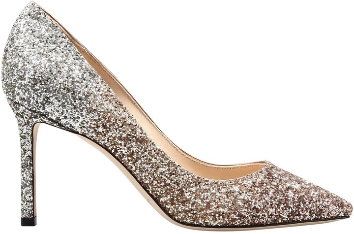 romy 100 glitter pumps