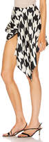 Thumbnail for your product : DANIELE CARLOTTA Asymmetric Skirt in Black & White | FWRD