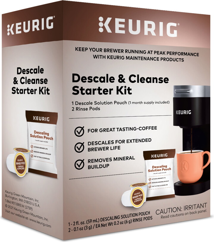 Keurig Descale and Cleanse Starter Kit for Keurig Brewers