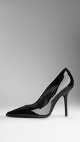 Thumbnail for your product : Burberry Point-Toe Patent Pumps
