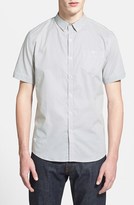 Thumbnail for your product : 7 Diamonds 'Mirrors' Trim Fit Short Sleeve Geo Print Woven Shirt