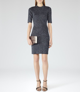 Thumbnail for your product : Reiss Lina METALLIC KNITTED DRESS