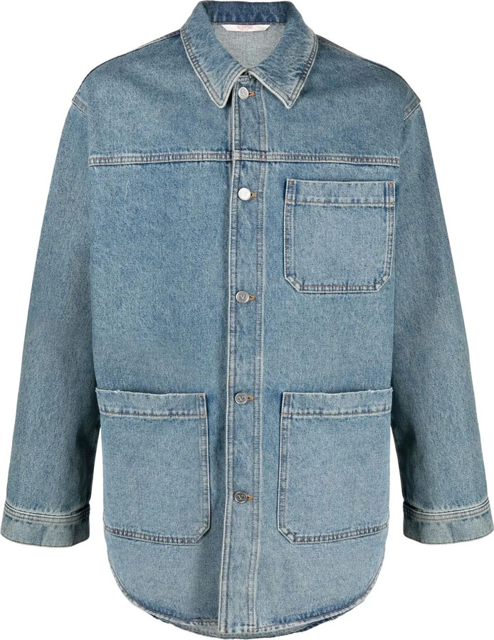 Valentino Garavani VLogo Signature denim shirt