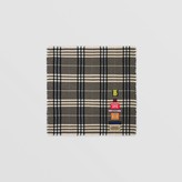 Thumbnail for your product : Burberry Logo Graphic Check Cashmere Large Square Scarf