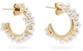 Thumbnail for your product : COMPLETEDWORKS Stratus Pearl & 14kt Gold-vermeil Hoop Earrings - Pearl