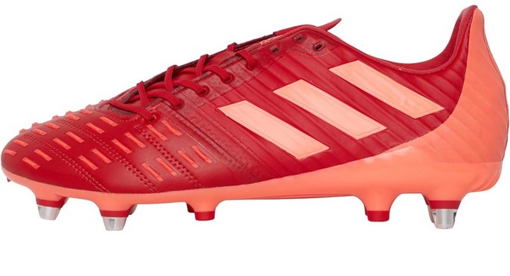 adidas Mens Predator Malice Control SG Soft Ground Rugby Boots  Scarlet/Signal Coral/Core Black - ShopStyle Shoes
