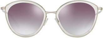 Oliver Peoples Gwynne Mirrored Cat-Eye Sunglasses, Silver
