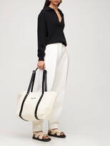 Thumbnail for your product : Jil Sander Canvas & Leather Tote Bag