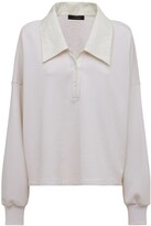 Thumbnail for your product : MADE IN TOMBOY Joy Cotton Polo Shirt W/gabardine Collar