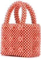 Thumbnail for your product : Shrimps embellished beaded tote