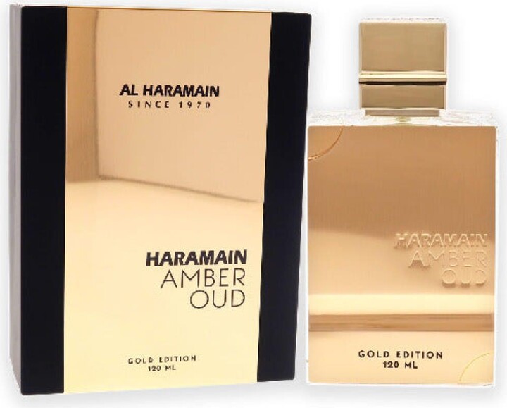 2PCS Combo Al Haramain Amber Oud Gold Edition Eau De Parfum Al Haramain Men's Cologne 6.7 Oz