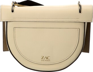 Zac Posen Zac Belay Leather Saddle Bag - ShopStyle