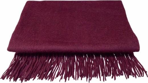 Accessories Scarves & Wraps Handkerchiefs Winter cloth triangular cloth "Bordeaux Ornaments" with push button locally handmade "Made in Germany" cotton camel birthday gift 