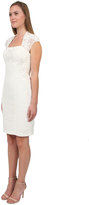 Thumbnail for your product : Sue Wong Bolero Sheath Dress in Off White