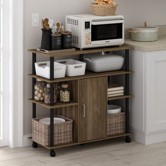 72.4 Minimalist Freestanding Kitchen Storage Cabinet Organizer