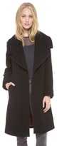 Thumbnail for your product : Halston Cocoon Coat w Oversized Lapel