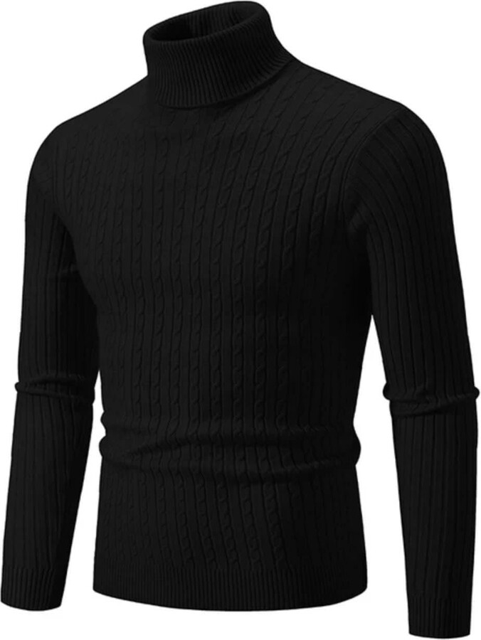MdybF Men's Sweater Men's Turtleneck Sweater ShopStyle
