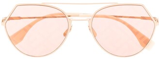 Fendi Eyewear Eyeline pilot-frame sunglasses