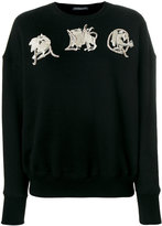 Alexander McQueen - AMQ embroidered sweatshirt