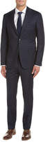 Thumbnail for your product : Canali Wool Suit With Flat Front Pant