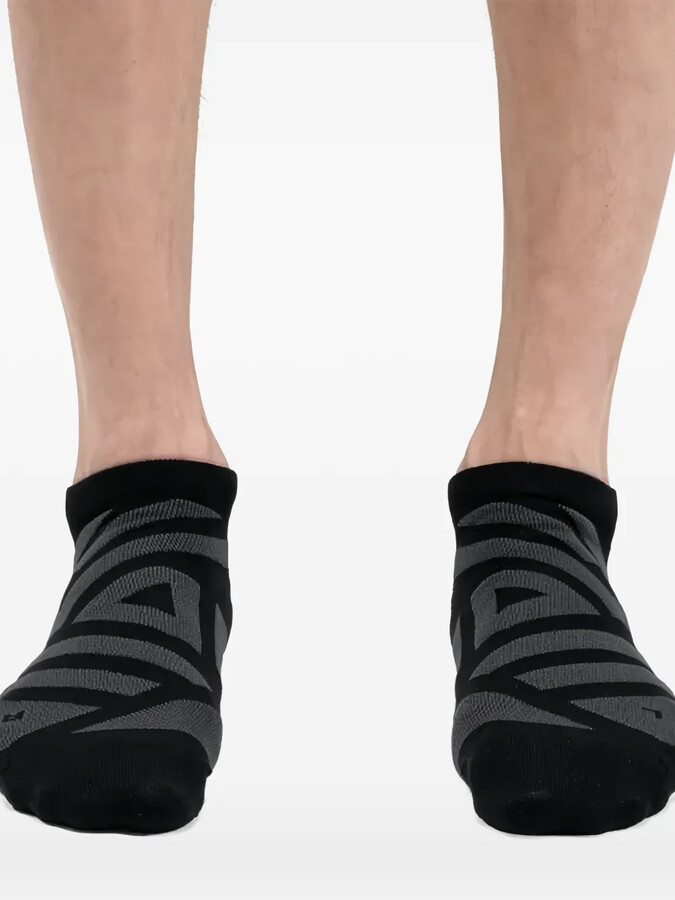 ON Running Geometric-Panel Low Socks