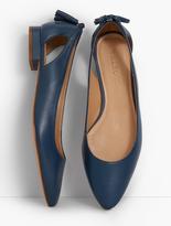 Thumbnail for your product : Talbots Edison Tasseled Flats-Soft Leather