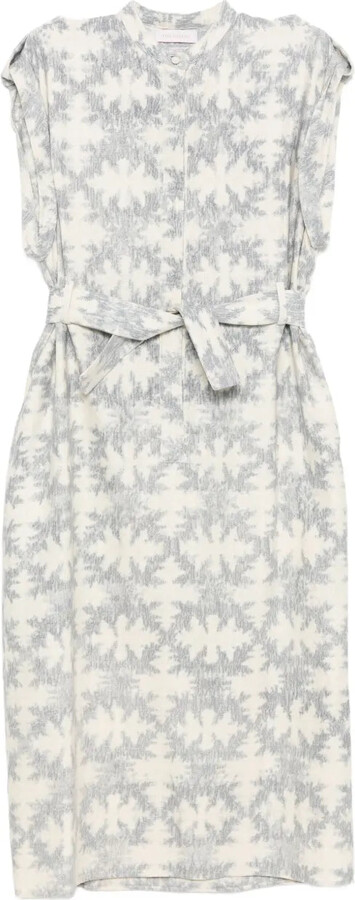 Saiid Kobeisy Printed Midi Dress