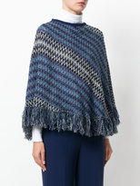 Thumbnail for your product : M Missoni fringed knit poncho