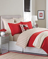 Thumbnail for your product : Martha Stewart CLOSEOUT! Collection Gallery Tile Flannel King Duvet Cover