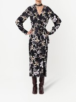 Thumbnail for your product : Jason Wu Collection Silk Satin Jacquard Long Sleeve Dress