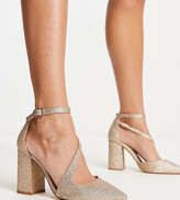 Wide Fit Gold Shoes | ShopStyle AU