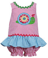 Thumbnail for your product : Bonnie Baby 3-24 Months Snail Bubble Dress & Panty Set