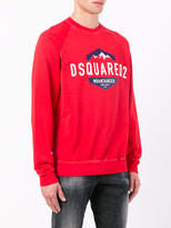 Thumbnail for your product : DSQUARED2 mountaineer logo sweatshirt