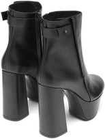Thumbnail for your product : Nicholas Kirkwood Miri Faux Pearl-embellished Leather Platform Boots - Black